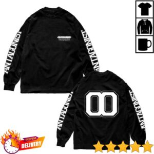 Playboi Carti Merch Store Antagonist 2.0 00 Black Long Sleeve