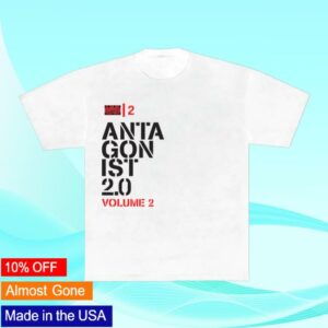 Playboi Carti Merch Store Antagonist 2.0 Vol 2 White T-Shirt