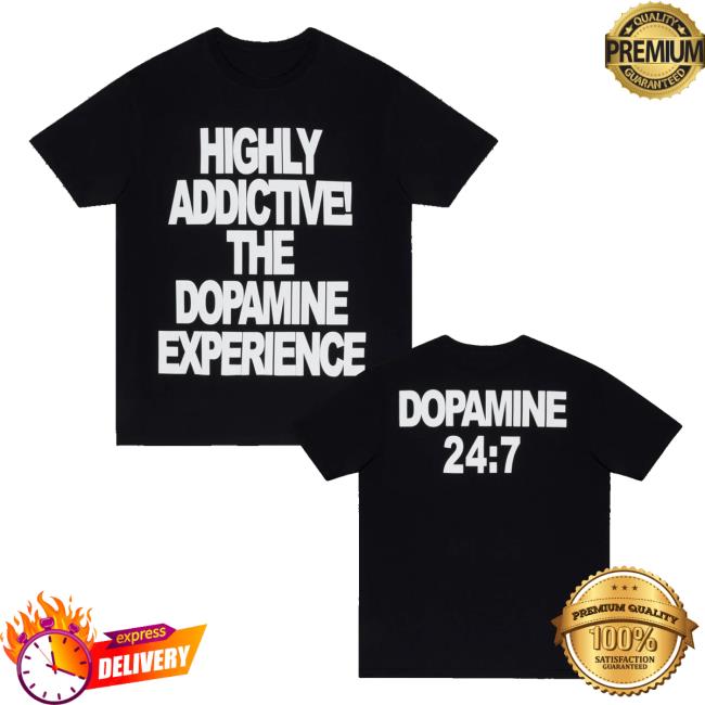 Lil Tecca Merch Store Dopamine 24:7 Tee Lil Tecca Merch Store Dopamine 24:7 Tee