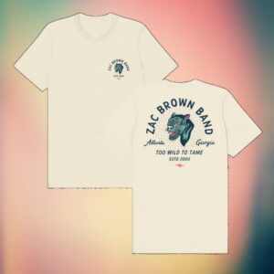 Zac Brown Merch Store Too Wild To Tame Tee