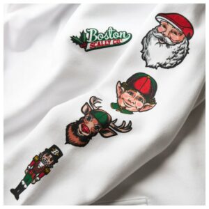 Boston Scally Store Merch Holiday Icon White Hoodie