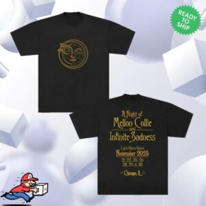 Smashing Pumpkins Store Merch A Night Of Mellon Collie And Infinite Sadness Tee