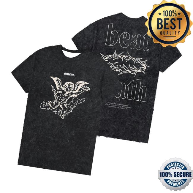 Bad Omens Merch Store Beat Death Acid Wash Tee Bad Omens Merch Store Beat Death Acid Wash Tee