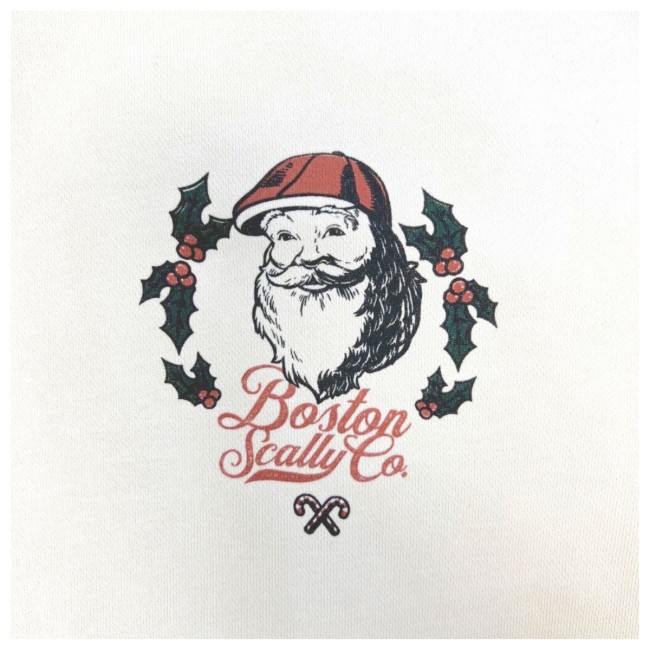 Boston Scally Store Merch The Kringle Ivory Crewneck Boston Scally Store Merch The Kringle Ivory Crewneck