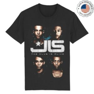 Jls Official Store Merch The Club Is Alive Faces Retro Tee