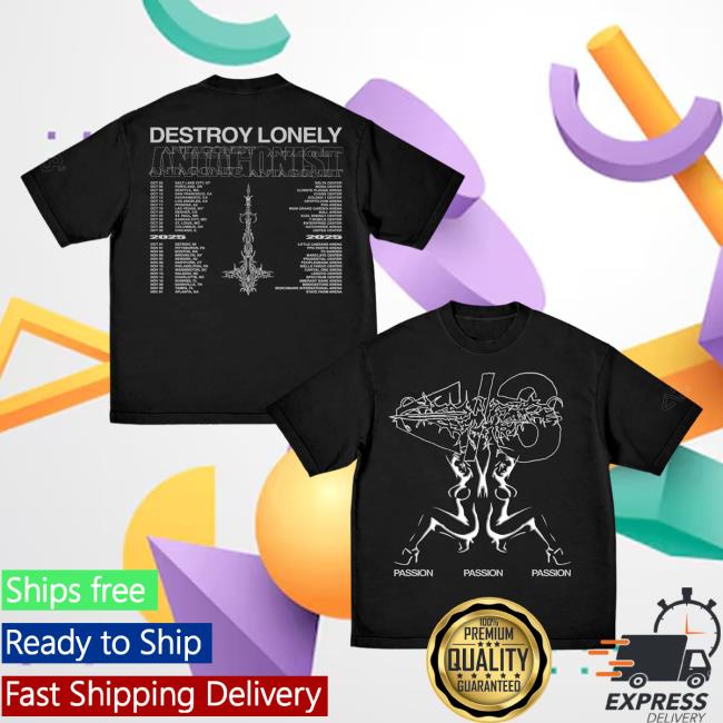 Playboi Carti Antagonist 2.0 Tour Merch Store Destroy Lonely Mirror Girls T-Shirt