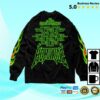 kenny Playboi Carti Antagonist 20 Tour Merch Store Hxg Green Flames Long Sleevea