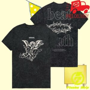 Bad Omens Store Merch Beat Death Acid Wash Tee