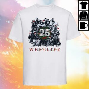 Westlife Merch Store The Ultimate Collection Christmas Pj Shirt