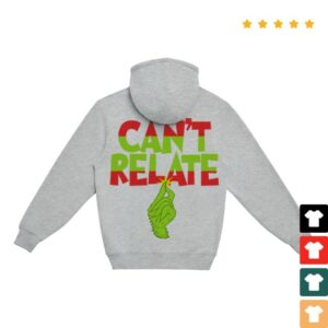 Jeffree Star Cosmetics Store Merch Can’t Relate Holiday Zip-Up Hoodie