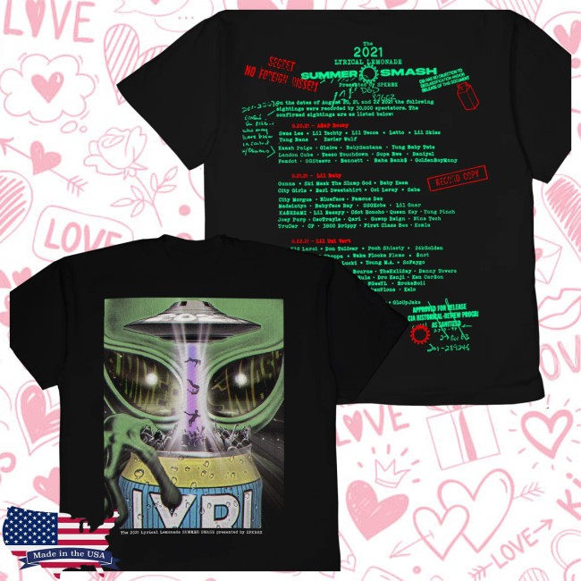 Summer Smash Store Merch Summer Smash 2021 Line Up Black Shirt Summer Smash Store Merch Summer Smash 2021 Line Up Black Shirt