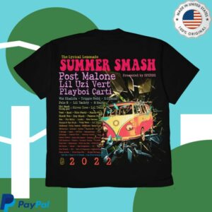 Summer Smash Store Merch Summer Smash 2022 Line Up Shirt