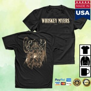 Whiskey Myers Store Merch Whiskey Myers Whomp Whack Thunder Midnight Woman T-Shirt
