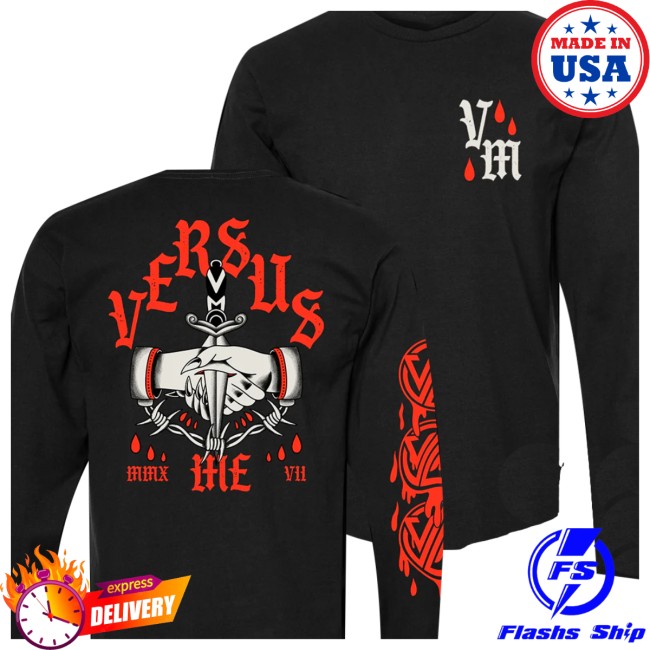 Versus Me Official Merch Store Hand Dagger Long Sleeve Versus Me Official Merch Store Hand Dagger Long Sleeve