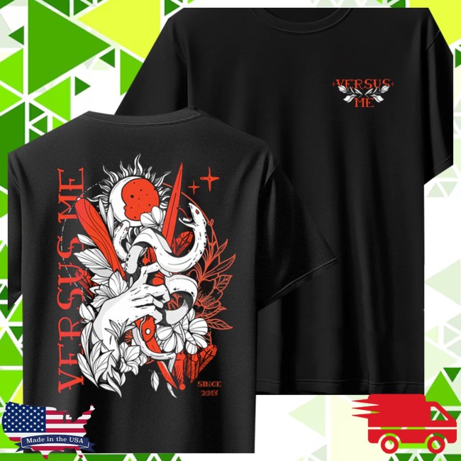 Versus Me Official Merch Store Snake Dagger Shirt Versus Me Official Merch Store Snake Dagger Shirt