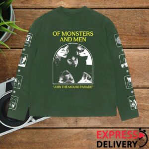 Of Monsters And Men Official Merch Store Join The Mouse Parade Green Long Sleeve