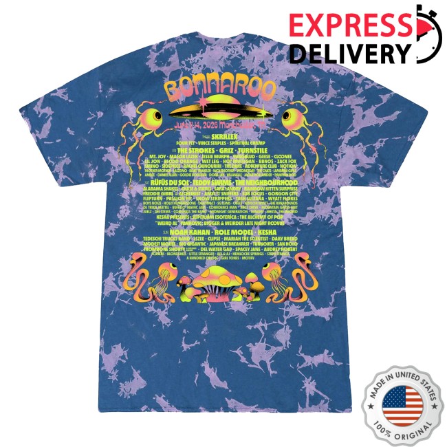 Bonnaroo Store Merch Interstellar Station Lineup Tee Bonnaroo Store Merch Interstellar Station Lineup Tee