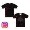 kenny Homestuck Merch Store Blood Spades Aop Cotton T Shirtaa