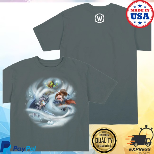 Blizzard Store Merch World Of Warcraft Snow Fight Tee Blizzard Store Merch World Of Warcraft Snow Fight Tee