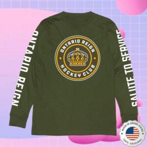 Ontario Reign Shop Store Salute To Service 25 Long Sleeve