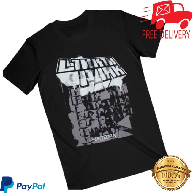 Gig Merch Store Linkin Park Spray Collage T-Shirt Gig Merch Store Linkin Park Spray Collage T-Shirt