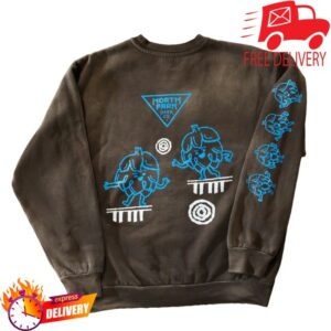 Northpark Beer Co Store Merch Brown Blue Buddies Crewneck