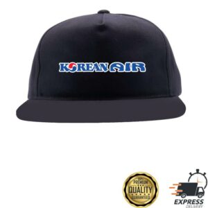 Koreatown Store Merch Korean Air 5-Panel Snapback Cap