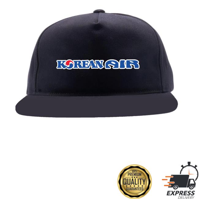 Koreatown Store Merch Korean Air 5-Panel Snapback Cap Koreatown Store Merch Korean Air 5-Panel Snapback Cap