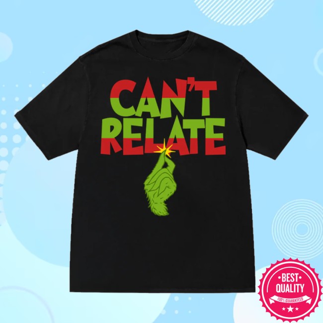 Relatable Merch Jeffree Star Cosmetics Store Merch Can’T Relate Holiday Tee - Newest ...