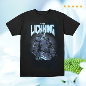 Blizzard Gear Merch Store World Of Warcraft The Lich King Black T-Shirt