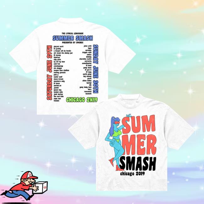 Summer Smash Merch Store Summer Smash 2019 Line Up Shirt White Summer Smash Merch Store Summer Smash 2019 Line Up Shirt White