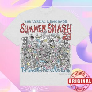 Summer Smash Merch Store Summer Smash 2023 Line Up Shirt Grey