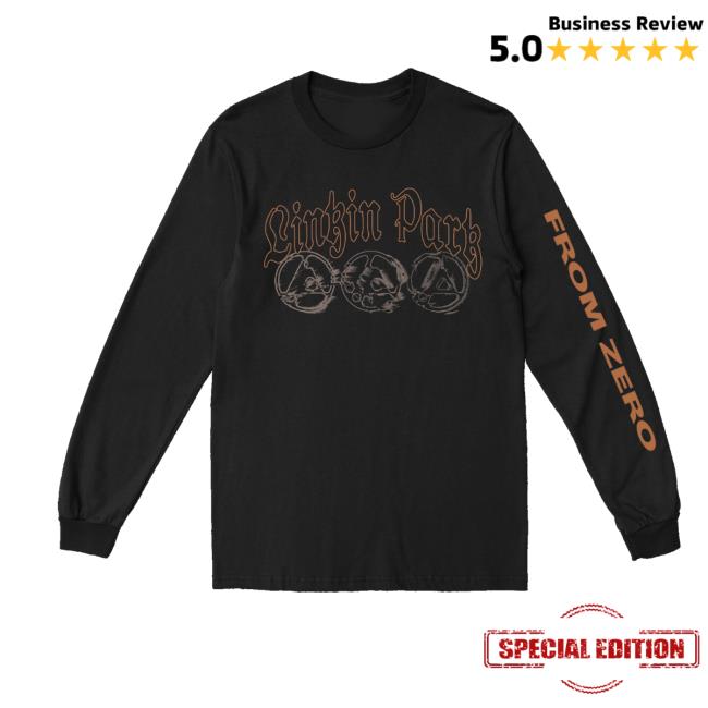 Linkin Park Merch Store Lp Swept Black Holiday Ls Tee Linkin Park Merch Store Lp Swept Black Holiday Ls Tee