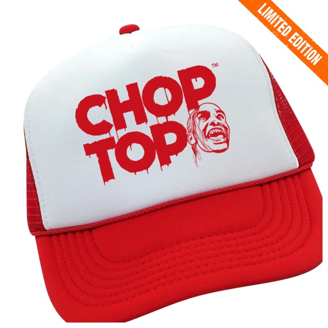 The Texas Chainsaw Massacre Store Merch Chop Top Trucker Hat The Texas Chainsaw Massacre Store Merch Chop Top Trucker Hat