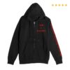 kenny the texas chainsaw massacre store merch lf red zip hoodie