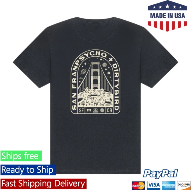 San Franpsycho Store Merch Dirty Ufo Tee 4 kenny san franpsycho store merch moon bridge tee
