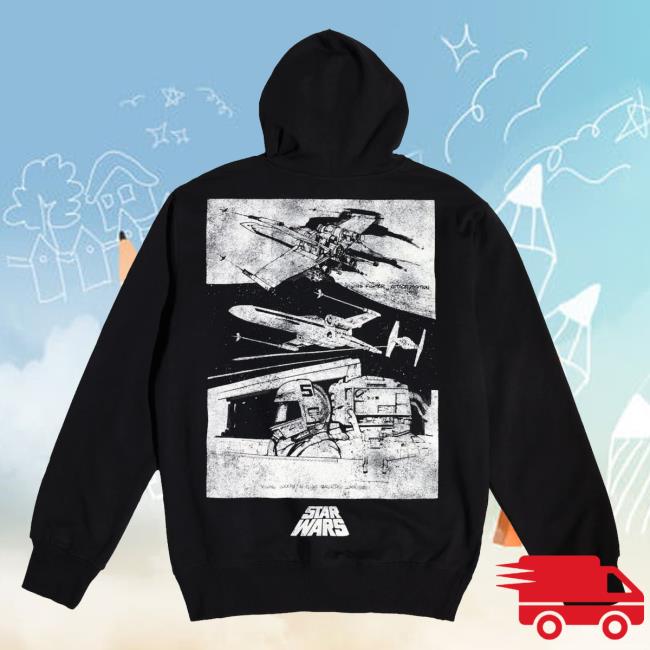 Heroes Villains Merch Store Star Wars Story Board Collage Hoodie Heroes Villains Merch Store Star Wars Story Board Collage Hoodie
