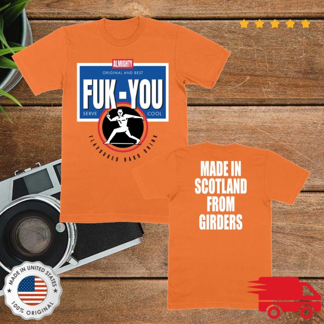 The Almighty Store Merch Fuk You Orange T-Shirt The Almighty Store Merch Fuk You Orange T-Shirt