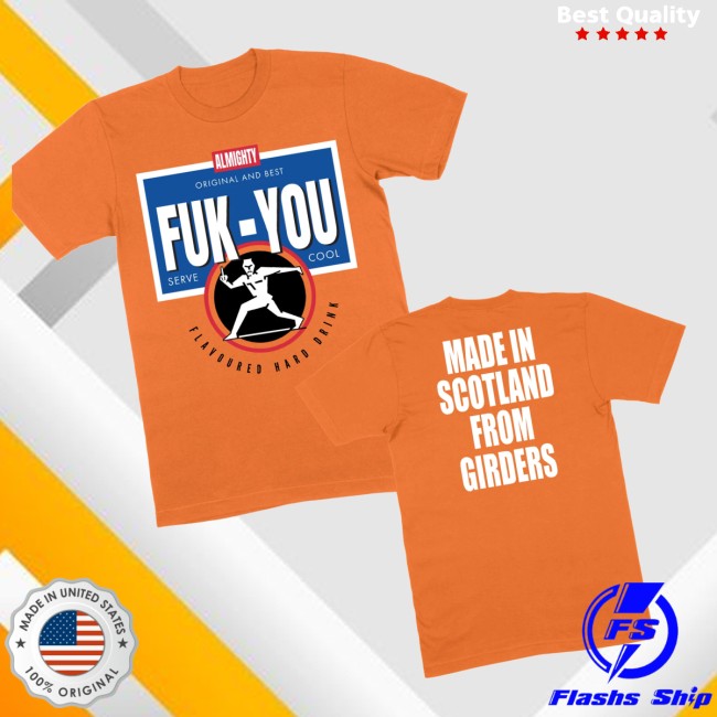 The Almighty Store Merch Fuk You Orange T-Shirt The Almighty Store Merch Fuk You Orange T-Shirt