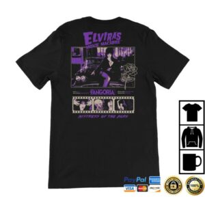 Fangoria Store Merch Elvira’s Movie Macabre T Shirt