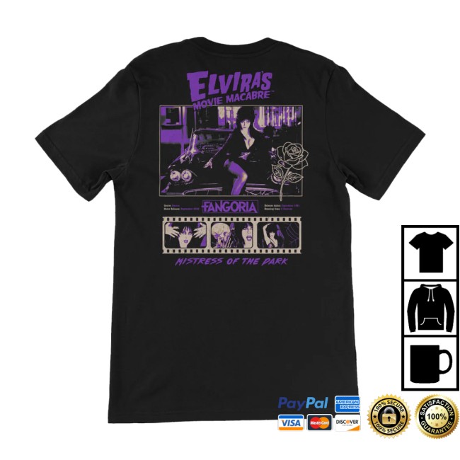 Fangoria Store Merch Elvira’s Movie Macabre T Shirt Fangoria Store Merch Elvira’s Movie Macabre T Shirt