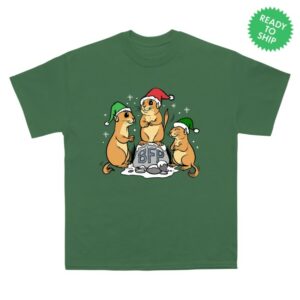 Bass Fishing Productions Store Merch Holiday Prairie Dog Tee