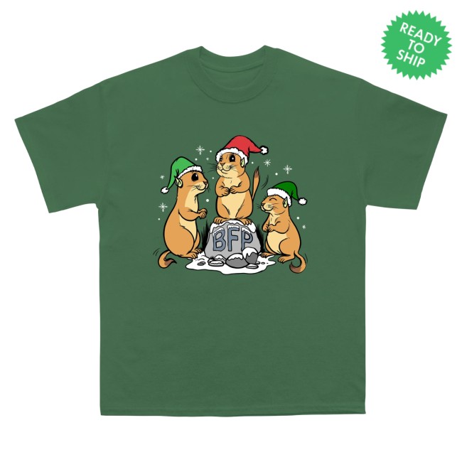 Bass Fishing Productions Store Merch Holiday Prairie Dog Tee Bass Fishing Productions Store Merch Holiday Prairie Dog Tee