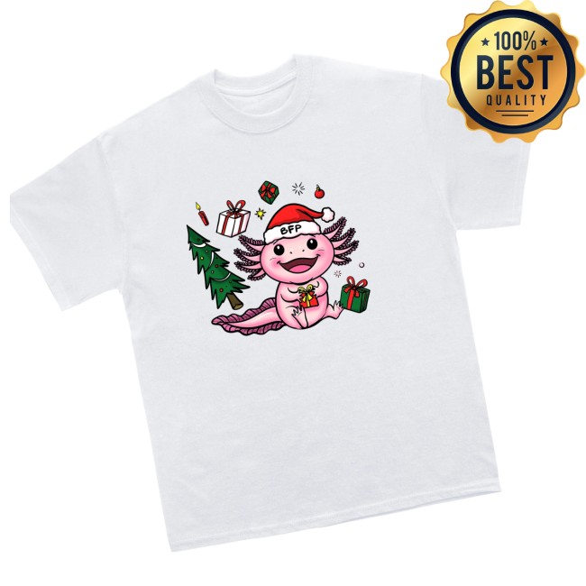 Bass Fishing Productions Store Merch Axolotl Holiday Tee Bass Fishing Productions Store Merch Axolotl Holiday Tee