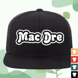 Rapbay Store Merch Mac Dre 3D Puff Text Solid Snapback Hat