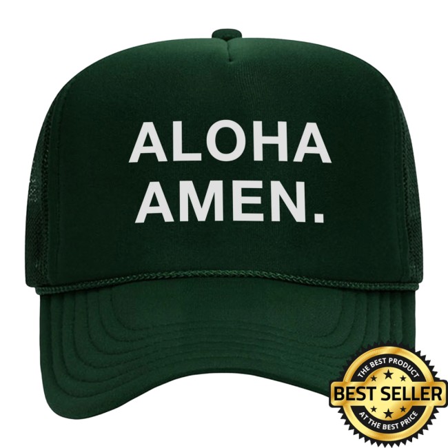 Aloha Andamen Store Merch Amen Trucker Forest Hat Aloha Andamen Store Merch Amen Trucker Forest Hat