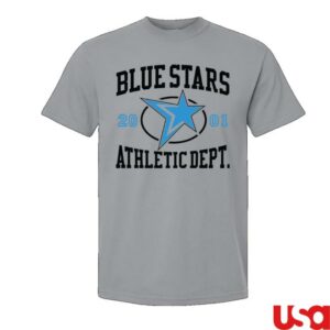 Treaty Oak Revival Merch Store Blue Stars Athletic Dept T-Shirt