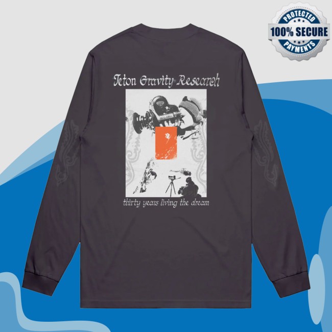 Teton Gravity Store Merch Tgr X Lco 30 Years Long Sleeve Tee Teton Gravity Store Merch Tgr X Lco 30 Years Long Sleeve Tee