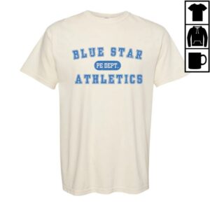 Treaty Oak Revival Merch Store Blue Star Pe Dept. Athletics T-Shirt