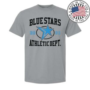 Treaty Oak Revival Merch Store Blue Stars Athletic Dept. T-Shirt